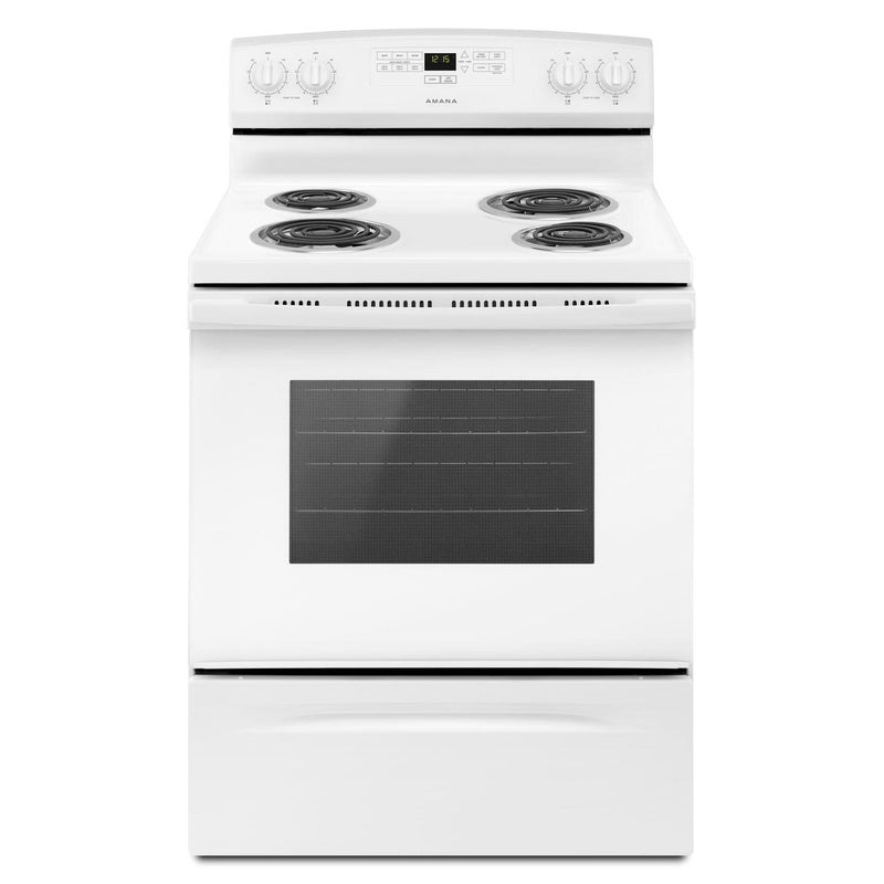 Amana 30-inch Freestanding Electric Range YACR4303MFW IMAGE 1