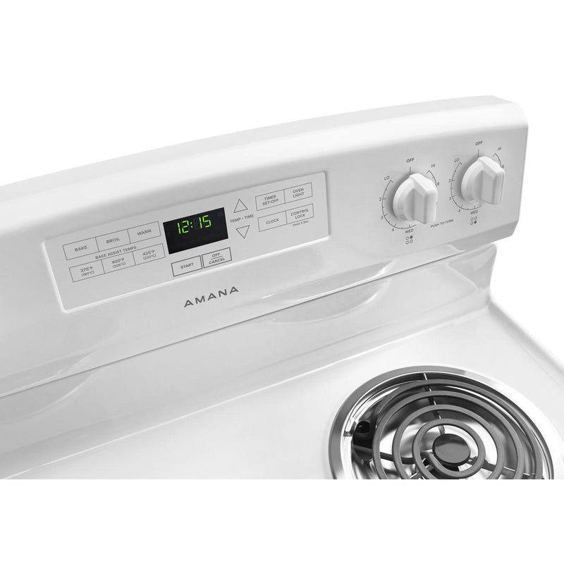 Amana 30-inch Freestanding Electric Range YACR4303MFW IMAGE 4