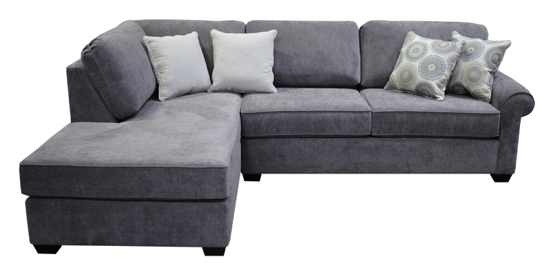 Valmont 2-Pc Fabric Sectional by Elite