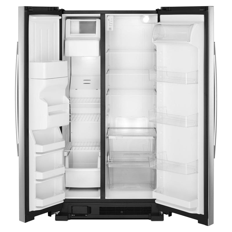 Amana 33-inch, 21.4 cu.ft. Freestanding side-by-side refrigerator with Water and Ice Dispensing System ASI2175GRS IMAGE 2