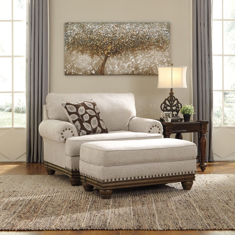 Signature Design by Ashley Harleson Fabric Ottoman 1510414 IMAGE 3