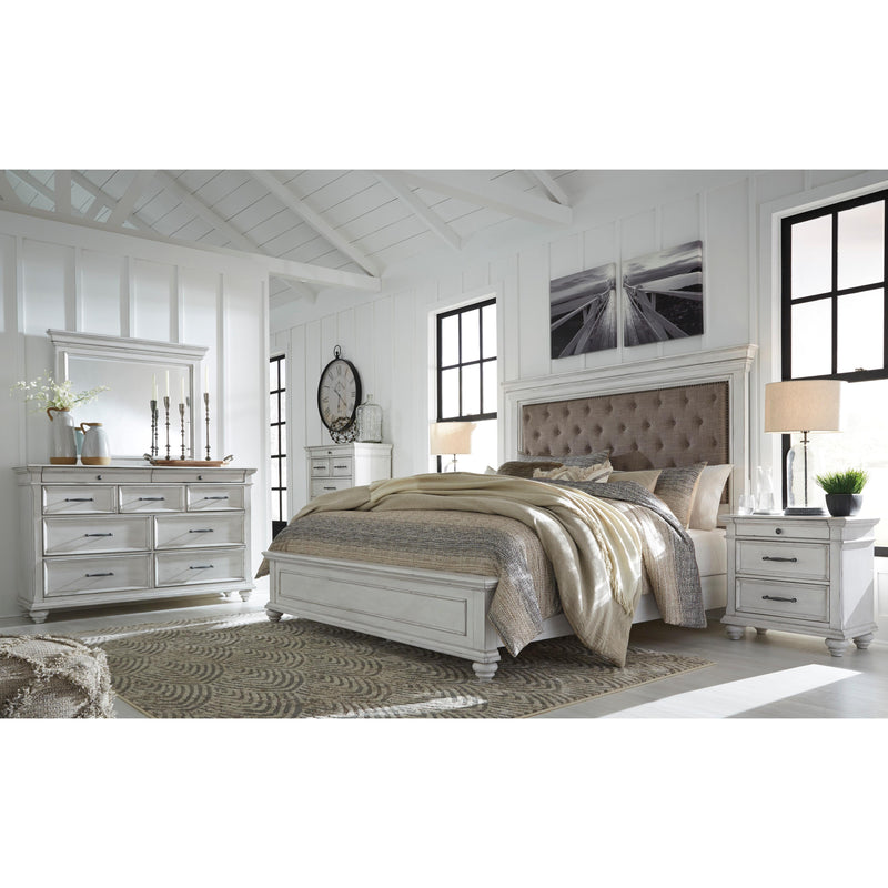 Benchcraft Kanwyn California King Upholstered Panel Bed B777-158/B777-56/B777-94 IMAGE 12