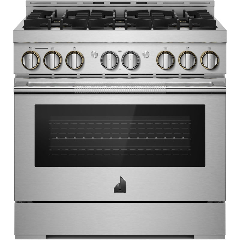 JennAir 36-inch Freestanding Gas Range with JennAir® Culinary Center JGRP436HL IMAGE 1