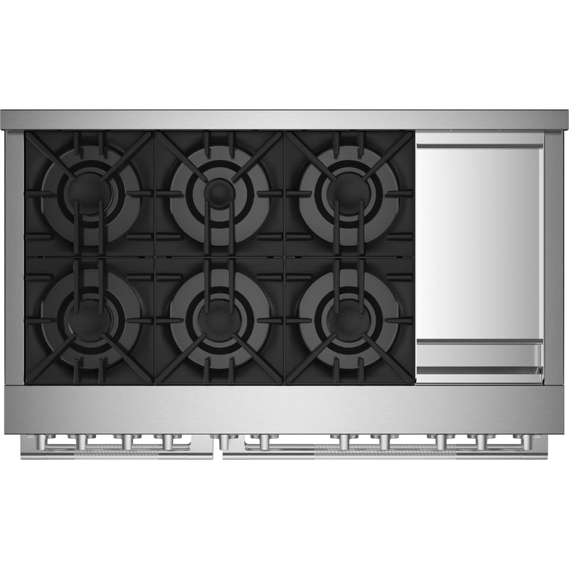 JennAir 48-inch Freestanding Gas Range with JennAir® Culinary Center JGRP548HL IMAGE 2