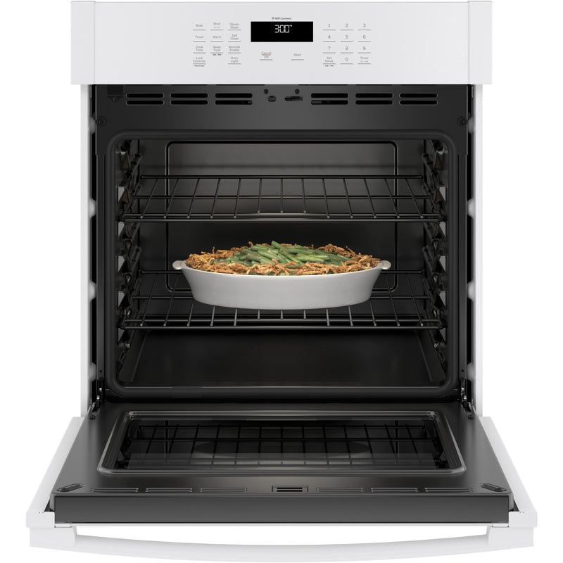 GE 27-inch, 4.3 cu. ft. Built-in Single Wall Oven JKS3000DNWW IMAGE 4