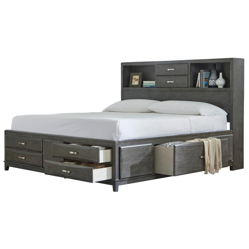 Signature Design by Ashley Caitbrook Queen Bookcase Bed with Storage B476-65/B476-64/B476-98 IMAGE 2