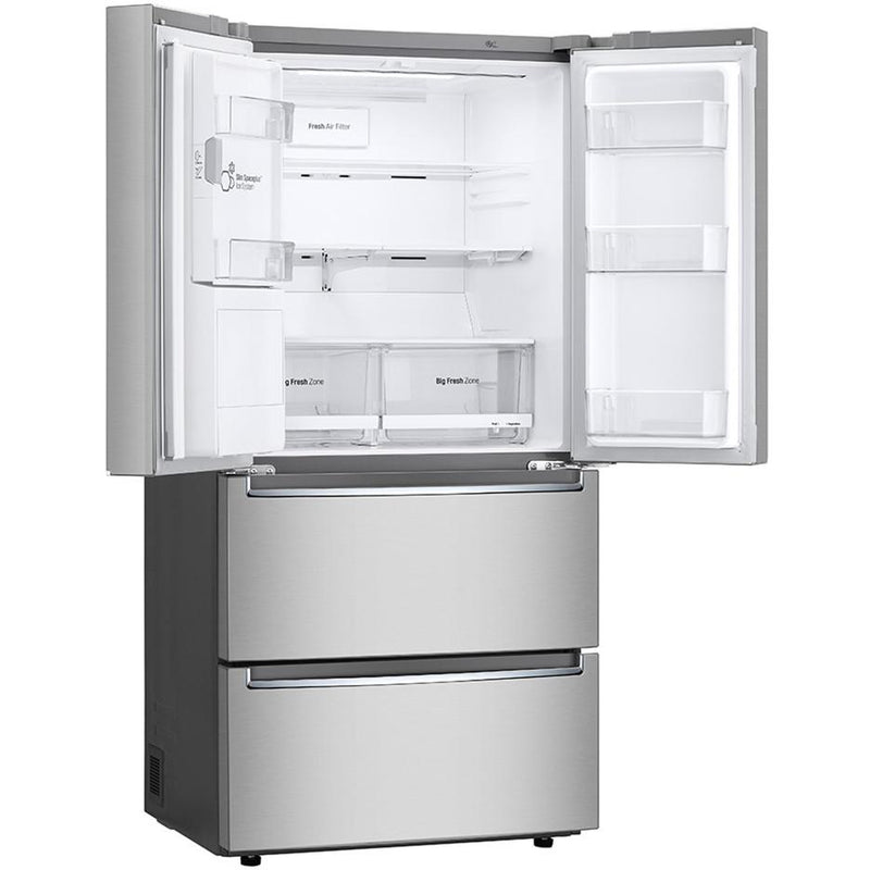 LG 33-inch, 18.3 cu.ft. Counter-Depth French 4-Door Refrigerator with ice system LRMXC1803S IMAGE 12