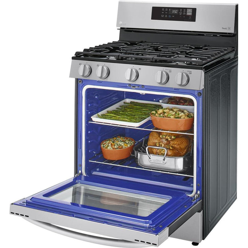 LG 30-inch Freestanding Gas Range with Convection Technology LRGL5823S IMAGE 4