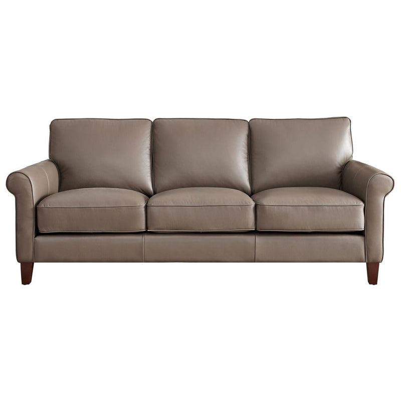 Amax Leather New London Stationary Leather Sofa 6671-30-2518 IMAGE 1