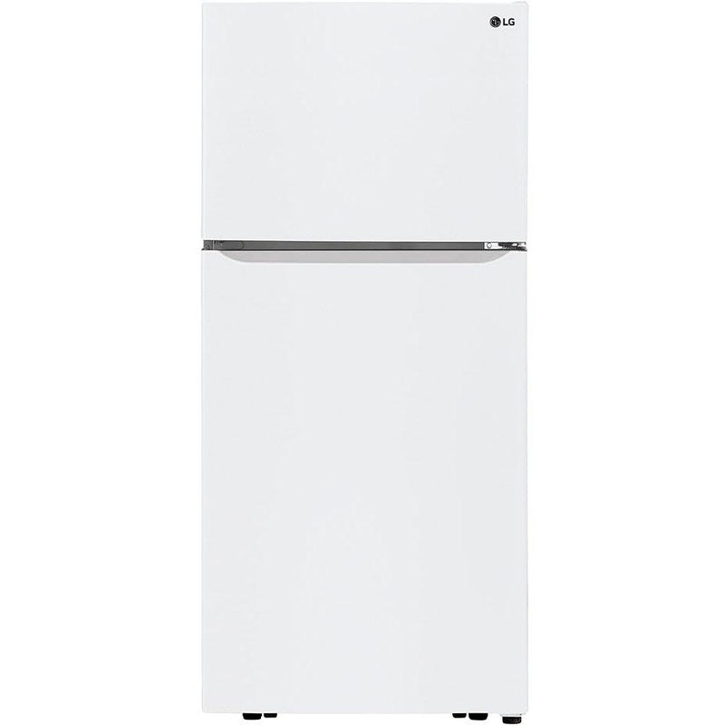 LG 30-inch, 20.2 cu.ft. Freestanding Top Freezer Refrigerator with Smart Diagnosis™ LTCS20020W IMAGE 1