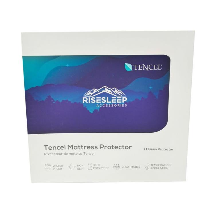 RiseSleep Mattress Protectors Queen Tencel Mattress Protector (Queen) IMAGE 1