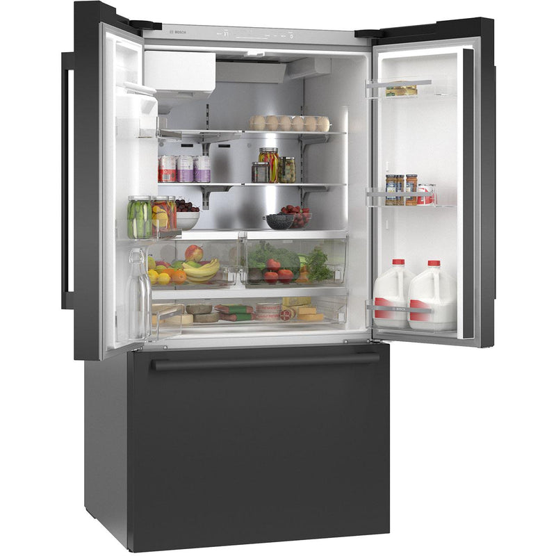 Bosch 36-inch, 26 cu. ft. French 3-Door Refrigerator B36FD50SNB IMAGE 3