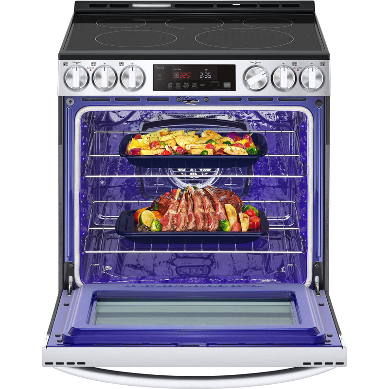 LG 30-inch Slide-in Electric Range with Air Fry Technology LSEL6333F IMAGE 5