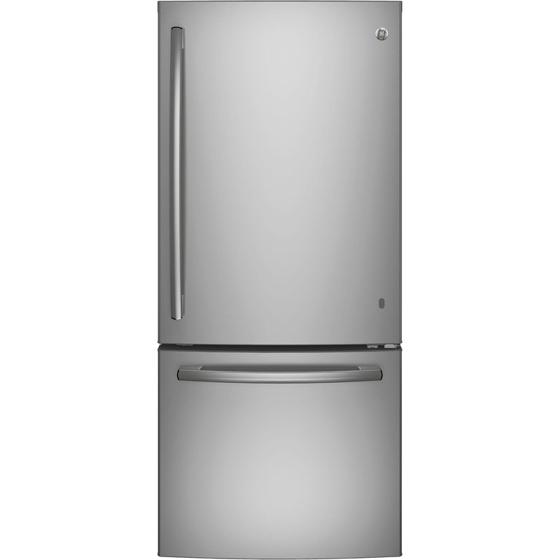 GE 20.9 cu.ft. Bottom Mount Refrigerator with LED Lighting GDE21DYRKFS IMAGE 1