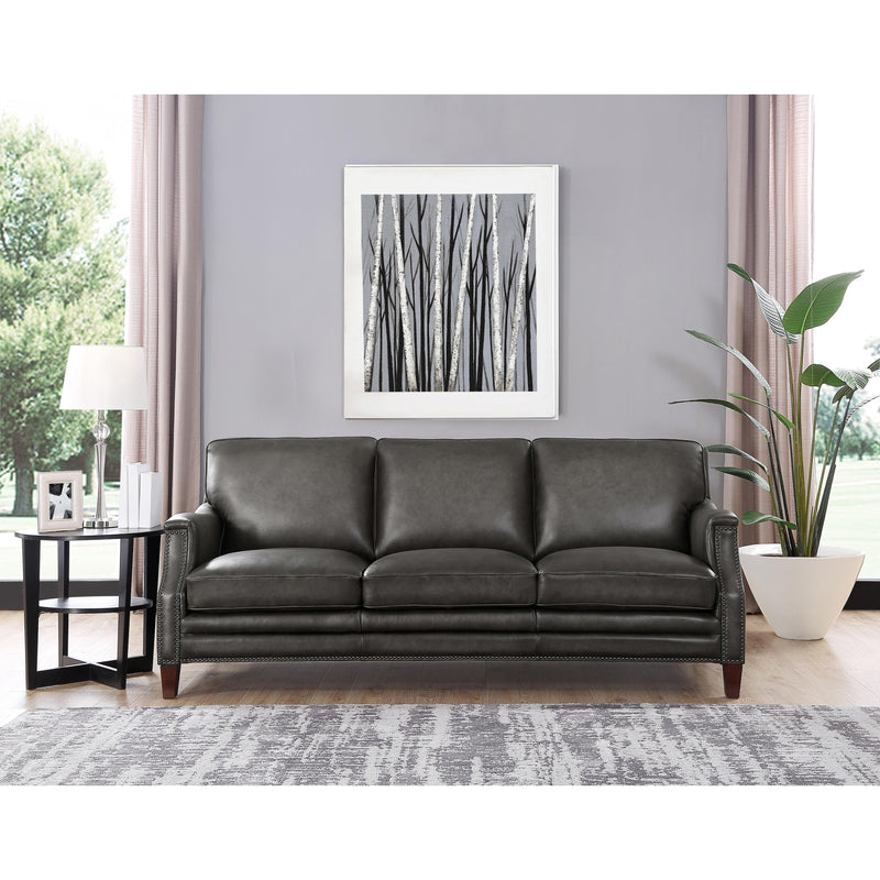 Amax Leather Romana Stationary Leather Sofa 6681-30-5858 IMAGE 2