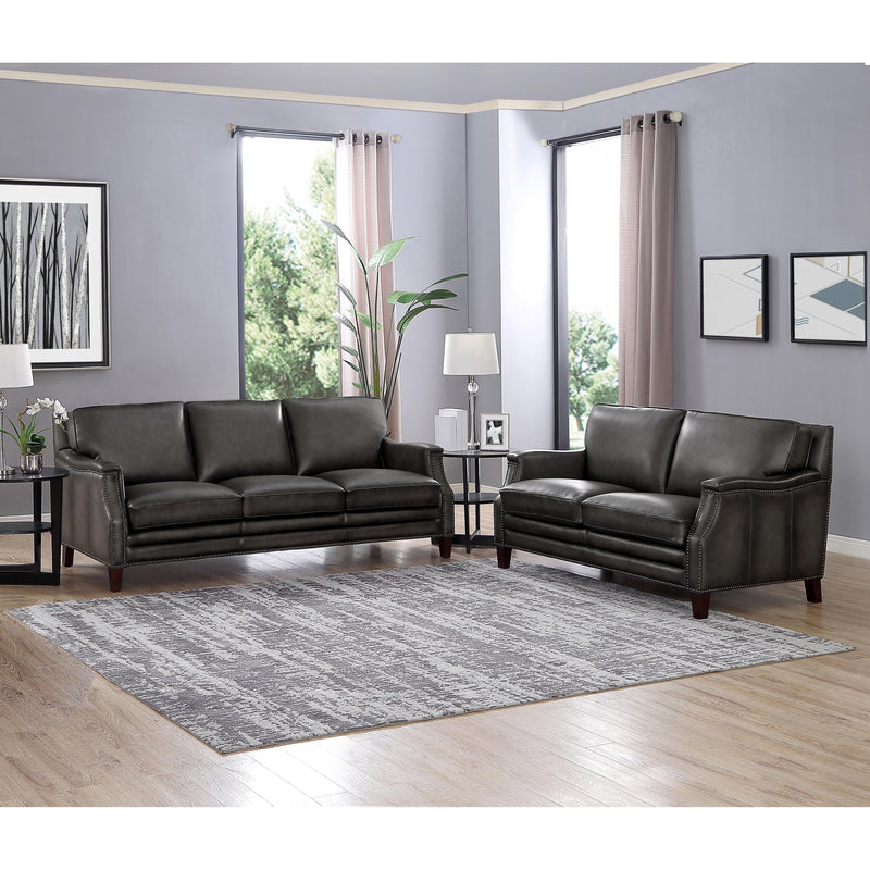 Amax Leather Romana Stationary Leather Sofa 6681-30-5858 IMAGE 4