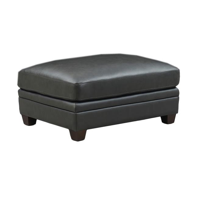 Amax Leather Como Leather Ottoman 6937-00B-2370 IMAGE 1