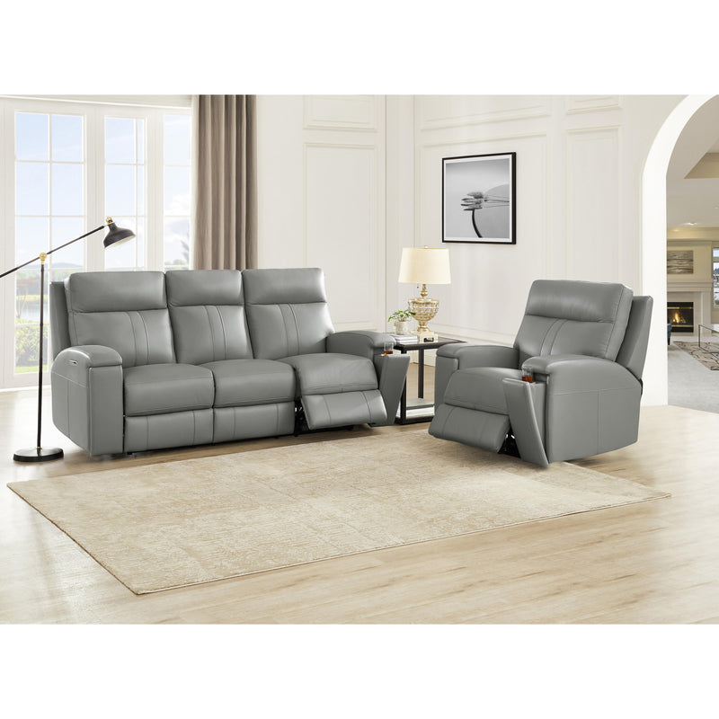 Amax Leather Sullivan Power Reclining Leather Sofa 7076W-30P2Z-2517-1S/7076W-30P2Z-2517-2B IMAGE 3