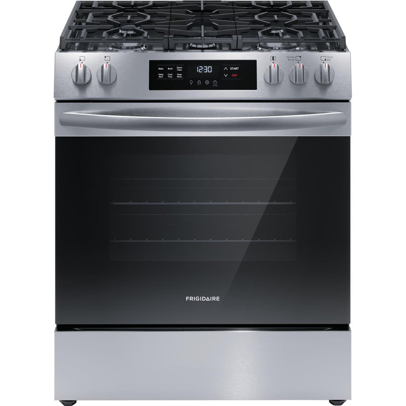 Frigidaire 30-inch Freestanding Gas Range FCFG3062AS IMAGE 1