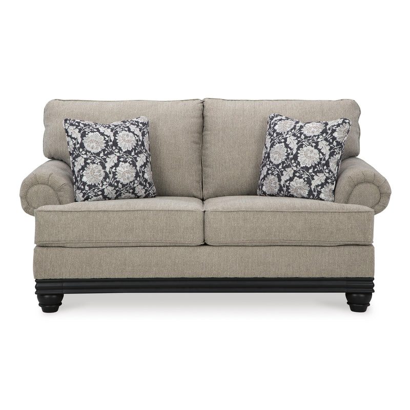 Signature Design by Ashley Elbiani Stationary Fabric Loveseat 3870435 IMAGE 2